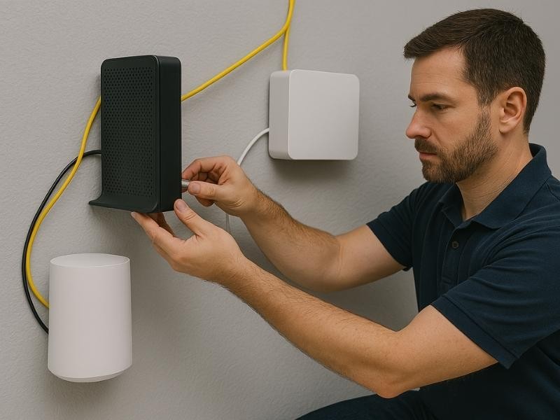 Instalação e Manutenção de Cable Modem, Setup Box e Mesh